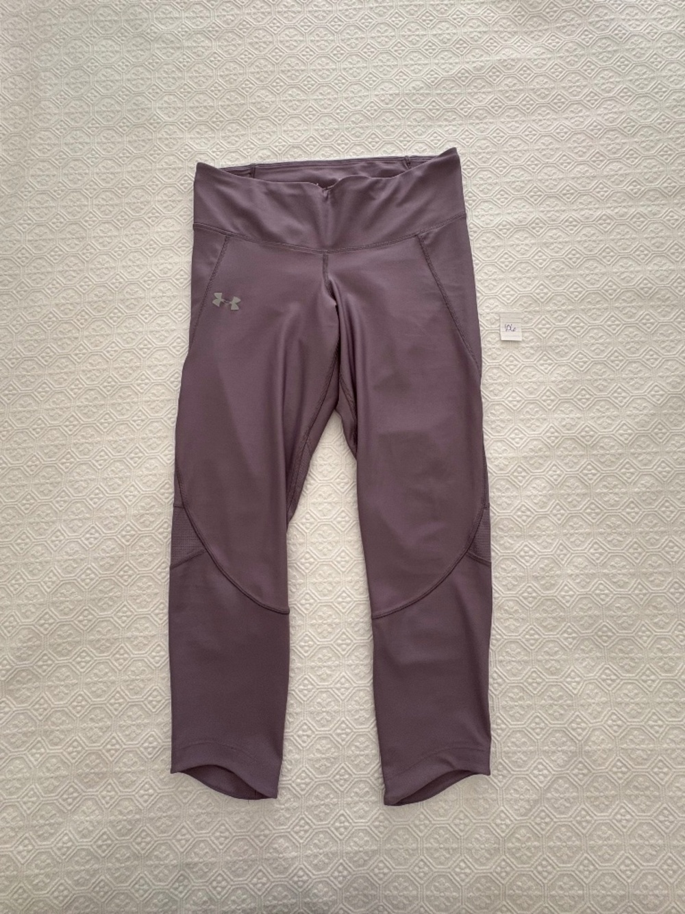 Under Armour Fly Fast HeatGear Compression Leggings Purple Plum Size L Running